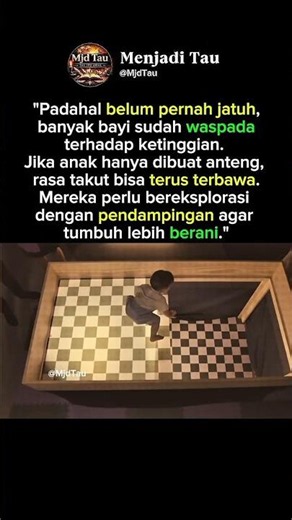 Ternyata Bayi Sudah Takut Ketinggian Meski Belum Pernah Jatuh