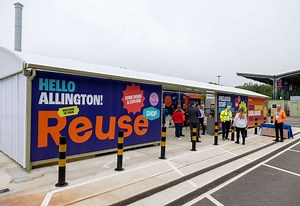 Second charity shop opens at household waste tip