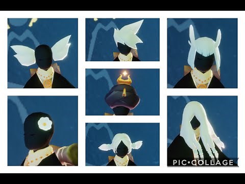 Sky星を紡ぐ子供たち 髪型、髪飾り全種類(2021, 1月)Sky Children of the Light All hairstyles&hair accessories(Jan, 2021)
