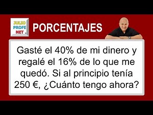 Percentages | Problem 2 #julioprofe