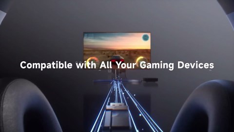 Gvyugke 2.4GHz Wireless Gaming Headsets for PS5, PS4, PC, Switch - Bluetooth 5.3 Gaming Headphones with Noise Canceling Mic, 7.1 Surround Sound, 70H Battery, Blue Lighting - White