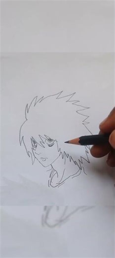 L | Death note | Anime | Drawing...Subscribe for more ! #shortvideo #shorts #anime #drawing #art