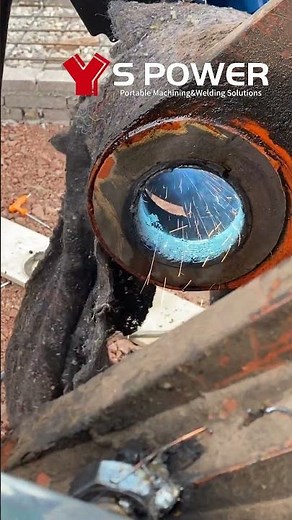 portable line boring and welding repair machine -S POWER