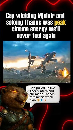 Captain America vs Thanos — Epic Final Battle Moment in Avengers Endgame