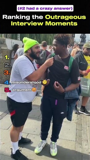 Ranking the Outrageous Interview Moments🎙️