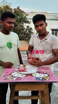 1vs3 Bite Challenge 😱 | #funny #eatingchallenge #bitechallenge #teamchallengeindia