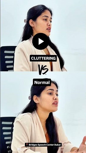 💬 CLUTTERING vs NORMAL SPEECH #bridgesdubai