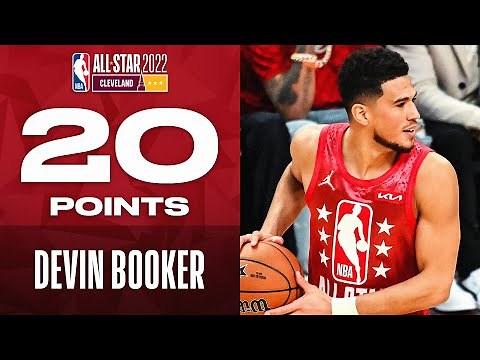 Devin Booker Shines at All-Star With 20 PTS for Team Durant 🌟