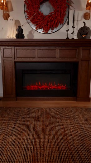 After the candy hunt comes the cozy glow. Bring the Halloween spirit home, complete with warmth, laughter, and a fireplace that sets the perfect scene. Discover more: https://www.realflame.com #realflame #fireplace #indoorfireplace #fireplacetime #halloweencozy #candyhuntglow #warmthandlaughter #fireplacevibes #spookyseasonhome | Real Flame