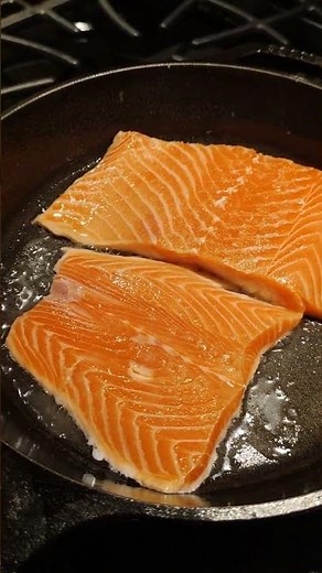 Fried Salmon from Costco