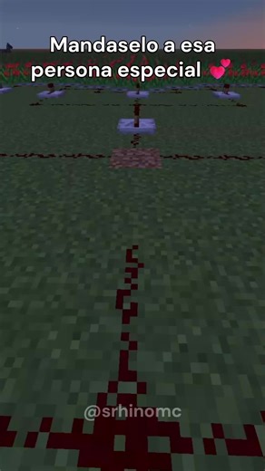 Envía amor en Minecraft a tu persona especial