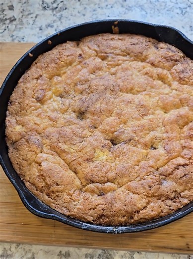 Easy Cast Iron Skillet Cookie Recipe
