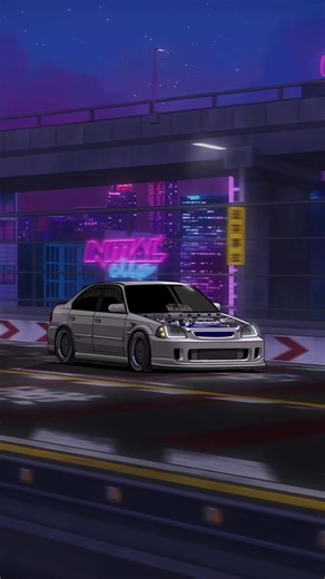 Custom Honda EK Animation for Owner @Nvus4dr