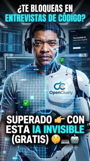 ​Supera cualquier Entrevista Técnica con esta IA INVISIBLE (HOMBRE+MÁQUINA 🤖 fusionados)
