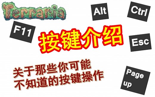 Terraria 按键介绍