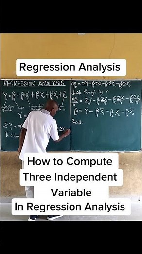 Multiple Linear Regression | Three Independent Parameters