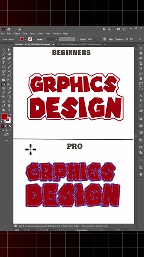 Adobe Illustrator Tutorial ✨ #graphicdesigner #illustrationtips