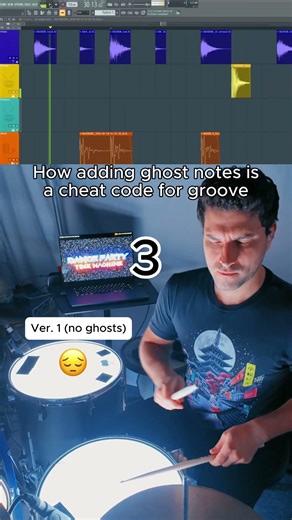 Every Drummer Should Know How To Play Ghost Notes 👻🥁 #ghostnotes #drummer #drumgroove #drumming