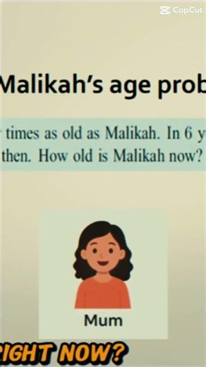 How Linear Equations Appear in Real-Life : The Age Problem. #yourresultsmatter #course