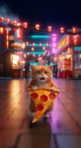 Pizza Thief Cat 🍕🐾