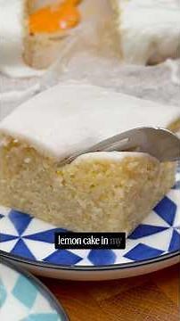 Easy Soft Lemon Cake #recipe #baking #lemon n