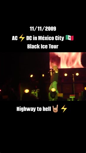 A day like today 12/11/2009 Highway to Hell - AC/DC live México City 🇲🇽 Black Ice tour #acdc #acdcfans #acdcforever #acdcfanclub #rocknroll #rock #mexico #blackicetour #rocklive #acdcfamily #australia #fblifestyle | AC/DC Official Fan Club