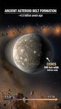 Ceres is the largest object in the asteroid belt #Asteroid #Ceres #Space #Galaxy #Astronomy☄️🚀