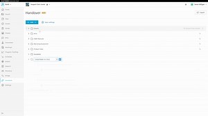 Handover Beta - Creating folders