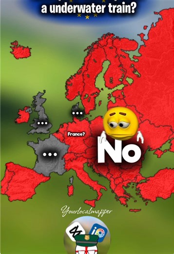 does your country have a underwater train? 🤔 sorry for bad quality on second map. ##mapping##mapper##fyp##europe##eurotunnel