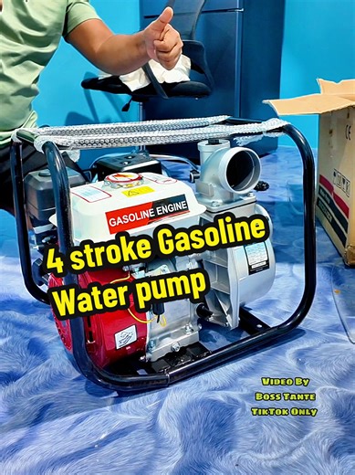 REAIM Gasoline Engine Water Pump for irrigation Heavy Duty 8.5HP 4-stroke #bosstante #trending #waterpump #gasolinewaterpump #gasolineengine