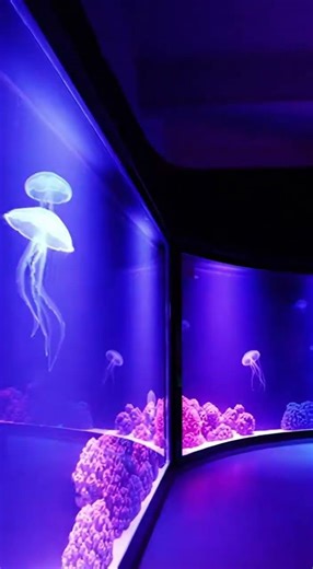 Would You Live Inside a Jellyfish Tank? 🪼 | Build Transformation #UnderwaterRoom #JellyfishAquarium