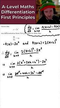 Day 21: First Principles • Daily A-Level Maths Revision 🔢 #alevelmaths #maths #alevelrevision