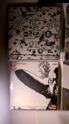 Led Zeppelin vs The Beatles. January 2026 wall rotation. Legends only. Keep spinning. 🎶💿 #ledzeppelin #thebeatles #legends #januaryplaylist #vinylrecords