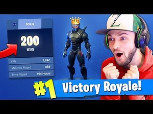 Ali-A's 200th SOLO VICTORY ROYALE in Fortnite: Battle Royale!