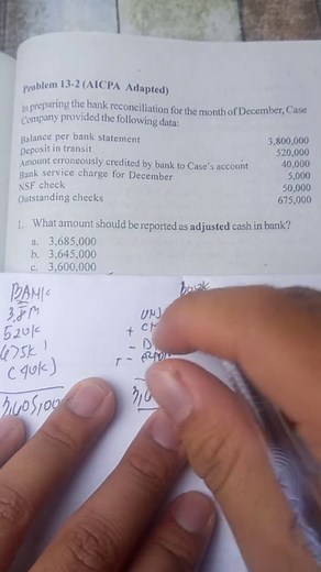 Bank Reconciliation: Problem Solving Accounting Tutorial