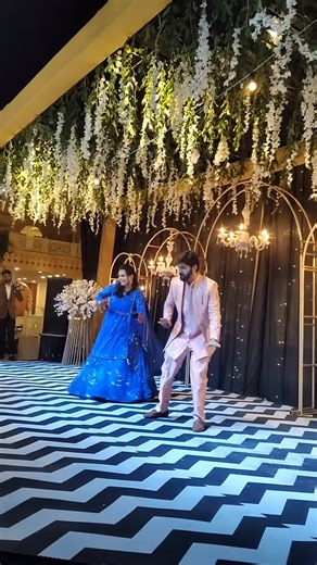 Naachandknots on Instagram: "Two hearts, one rhythm💕 . . . [Couple dance performance, couple dance reel, romantic couple dance, wedding couple dance, Indian wedding couple dance, couple dance choreography, dance with partner, love story dance, sangeet couple dance, bride groom couple dance, husband wife dance, couple dance practice, first dance couple, dance couple goals, chemistry on stage] . . . #CoupleDance #CoupleDanceReel #CoupleGoals #WeddingCoupleDance #IndianWeddingDance"