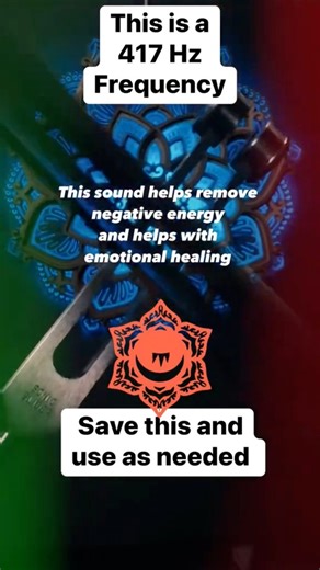 ✨Tune into the Frequency of Change. Let the 417 Hz tone open your mind, body, and spirit. This solfeggio frequency marks new beginnings, undoing past traumas and clearing negative energy. Experience deep healing as 417 Hz resonates through every cell. Feel lighter and more positive as this tone lifts your vibration. #417hz #ancientrootsmedia #soundtherapy #FrequencyHealing #wellbeing #wellness #spiritualinsight | Ancient Roots Media