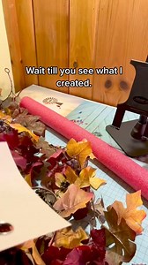 How to make an easy DIY front door decoration for fall. #frontdoordecor #falldecorations #fallseason #frontporchdecor | Tina's Country Door