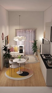 インテリア道場 on Instagram: "8畳ワンルーム(キッチン有)インテリア ラックをパーテーションにして緩くゾーンを分けました！ #インテリア #インテリアコーディネート #インテリアデザイン #一人暮らし #レイアウト #同棲 #新居 #引越し #模様替え #お家 #おしゃれさんと繋がりたい #ワンルーム #ワンルームインテリア #ikea"