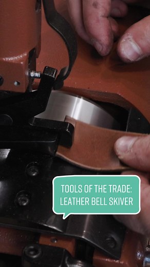 Tools of the Trade: Leather Bell Skiver in Action