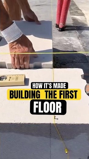 How it’s made! Building the first floor with YTONG