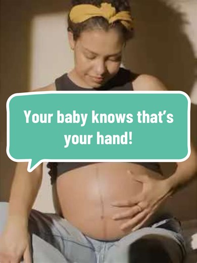 The science bit 👇 I love this study so much! Touch is our first sense, developing as early as around 8 weeks in utero. Our first and last sense, and the only one we can't live without! Researchers from the University of Dundee used ultrasound videos to record babies' reactions in the womb as different people touched the mother's stomach. This study helps to evidence how mother and baby bonding begins ever before birth as it found that babies were most likely to reach out and touch the wall of t