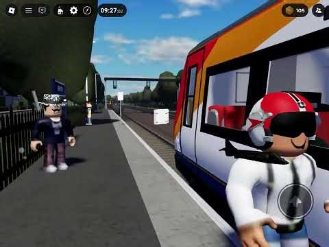 Class 170 train arrive and departure in meryon