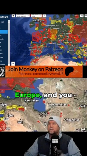 Monkey Werx | Watch full episode here: https://youtu.be/ZTRpheC6RRg Today's SITREP examines global air traffic with a focus on Europe and the United... | Instagram