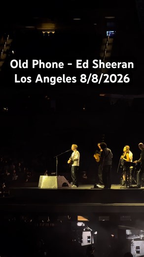 old phone - ed sheeran🖤 live @ sofi stadium los angeles 8/8/2026 the loop tour