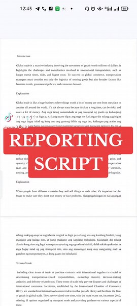 Academic Services: Science Reporting Ideas and Scripts