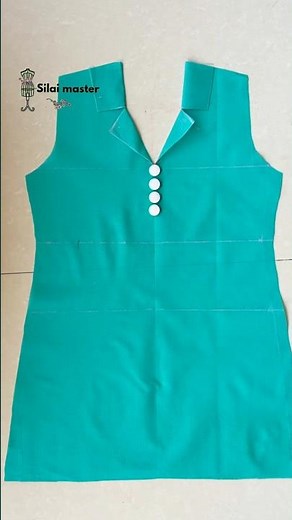 Stylish Collar Kurti Cutting & Stitching | Easy Designer Neck Kurti | Step by Step Tutorial