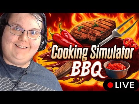 I'm cooking some good barbecue food in cooking simulator!! - Live!! 🔴