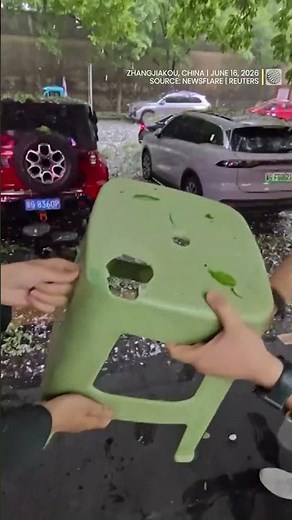 Egg-sized hail causes head injuries during intense storm | #hailstorm