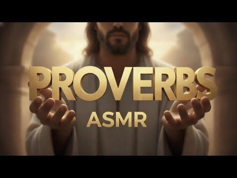 ASMR Whispered Bible Reading | Proverbs | With Rain Sounds For Sleep | Rest In God's Word